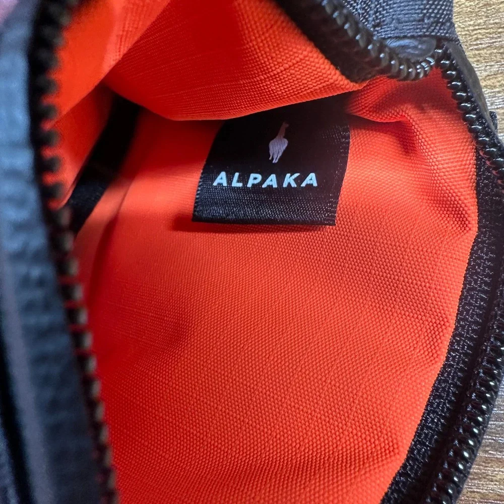 NEW Alpaka Zip Pouch Coin Black VX21 X-Pac Magnetic Wallet AD010610103 NWT